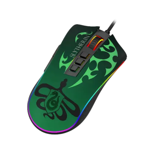 Mouse Gamer Redragon Harry Potter Sonserina Verde Preto