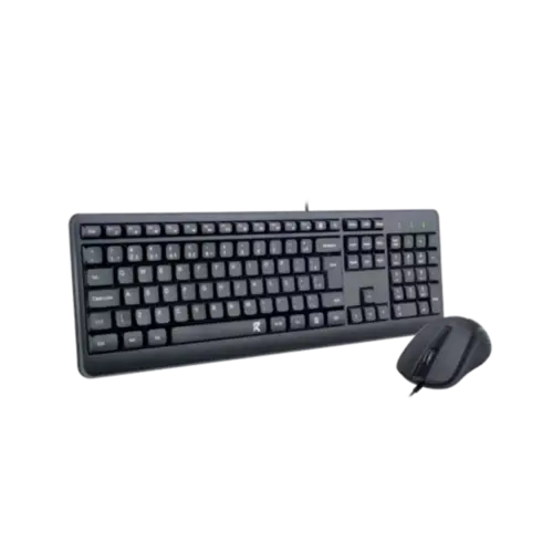 Kit Teclado e Mouse Redragon 1200 DPI Com Fio Preto
