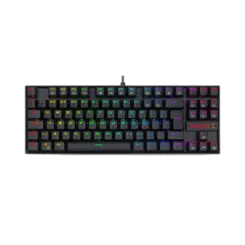 Teclado Gamer Redragon Kumara Elite Iluminacao Rainbow Preto