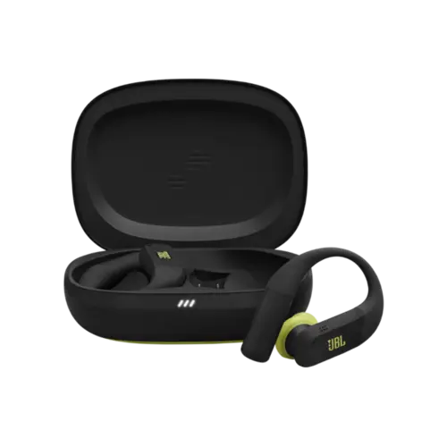 Fone De Ouvido JBL Endurance Peak 4 Bluetooth 5.4 Com Microfone Integrado Preto e Verde