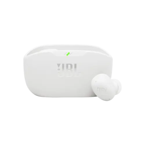 Fone De Ouvido JBL Wave Buds 2 Bluetooth True Wireless Com Cancelamento De Ruido Branco