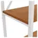Estante Kappesberg 5 Prateleiras Canela Branco