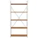 Estante Kappesberg 5 Prateleiras Canela Branco