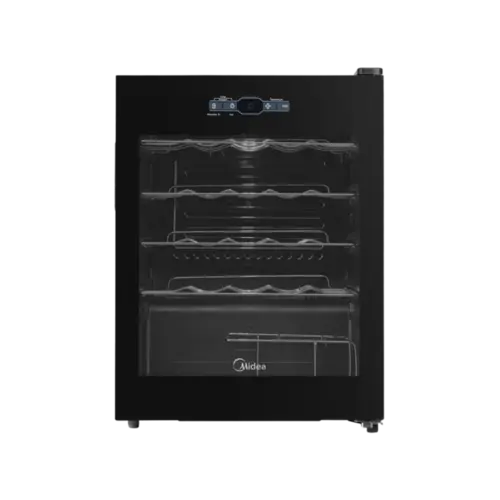 Adega De Vinho Climatizada Midea Inverter Com Espaco Para Ate 24 Garrafas Preto Bivolt