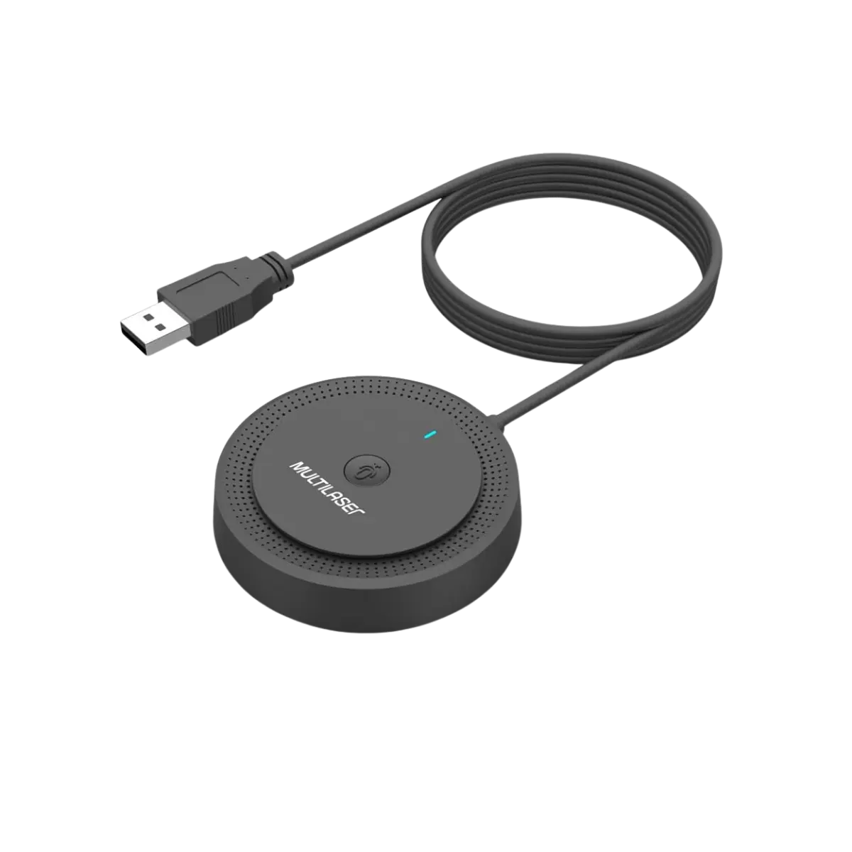 Microfone Omnidirecional Multilaser USB com Botao Mute