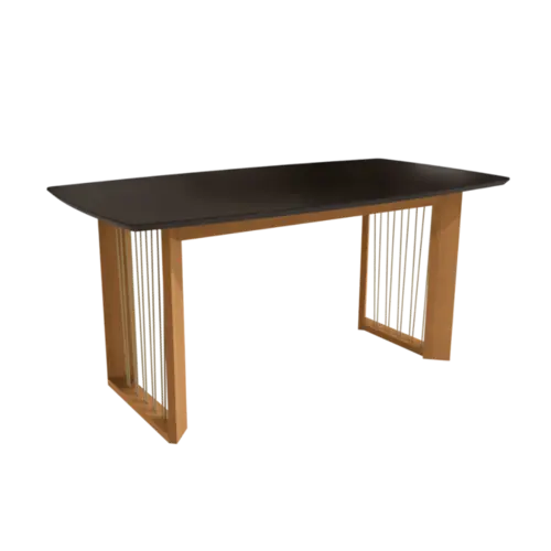 Mesa Jantar Kappesberg Retangular Preto