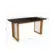 Mesa Jantar Kappesberg Retangular Preto