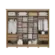Roupeiro Kappesberg 100% MDF 4 Portas 4 Gavetas Com Espelho Canela Macadamia