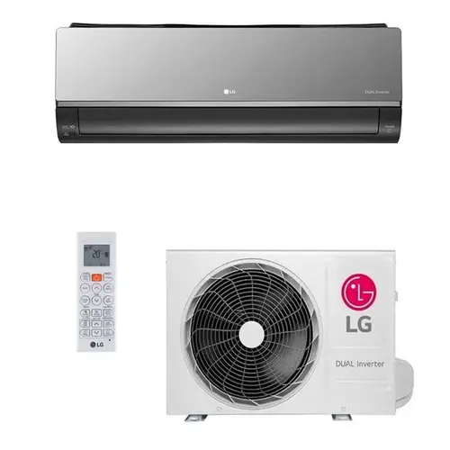 Ar Condicionado Split LG 19.000 BTUs AI Dual Inverter Artcool Voice Frio Preto 220V