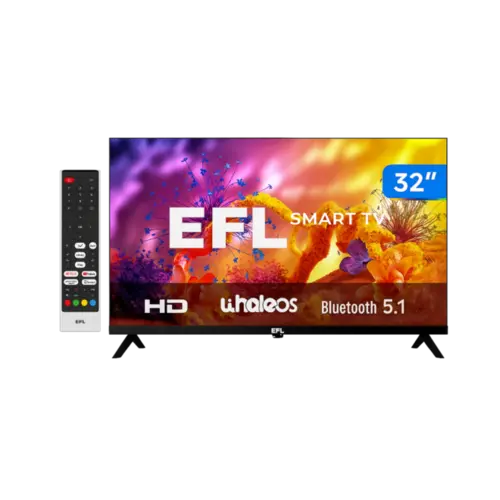 Smart TV 32" EFL DLED FHD HDR Whale OS Wi-Fi SmartControl Bluetooth
