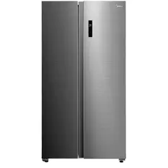 Refrigerador Midea 511 Litros Frost Free 2 Portas Inox 127V