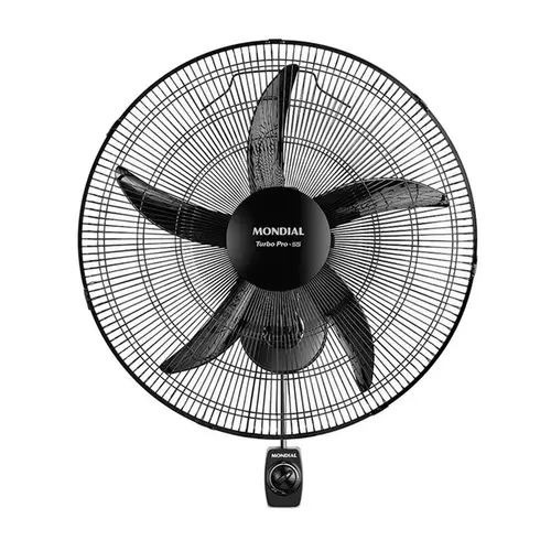Ventilador de Parede Mondial NVP-PRO-55 55cm 3 Velocidades 5 Pas Preto