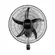 Ventilador de Parede Mondial NVP-PRO-55 55cm 3 Velocidades 5 Pas Preto