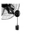 Ventilador de Parede Mondial NVP-PRO-55 55cm 3 Velocidades 5 Pas Preto