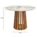 Mesa Jantar Kappesberg CSJ1607-OWV8 Canela/Off White