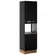Paneleiro Exclusive Itatiaia 2 Portas 1 Gaveta Em Aco Grafite Preto Matte