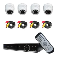 Kit Seguranca Mystic  4 Canais 1TB DVR + 4 Cameras