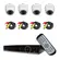 Kit Seguranca Mystic  4 Canais 1TB DVR + 4 Cameras