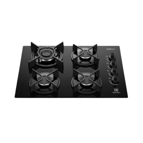 Cooktop Electrolux Experience 4 Bocas Com Mesa De Vidro Tripla Chama Preto Bivolt