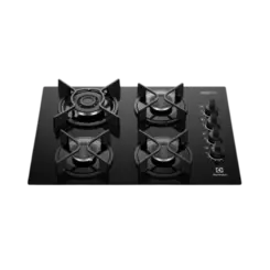 Cooktop Electrolux Experience 4 Bocas Com Mesa De Vidro Tripla Chama Preto Bivolt