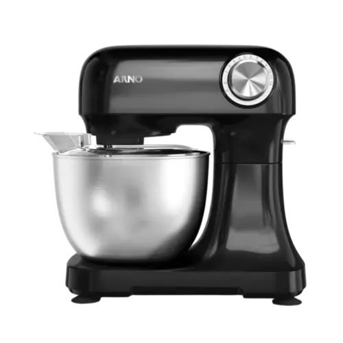 Batedeira Arno Planetaria Bake Easy 3 Batedores Preto 127V