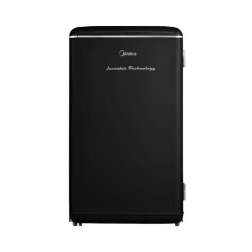Frigobar Midea 93 Litros Retro Inverter 1 Porta Preto  Bivolt