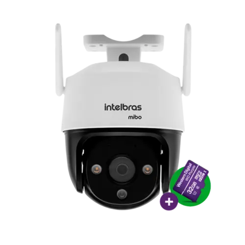 Camera De Seguranca Inteligente Intelbras iM7 S Com MicroSD 32GB Full HD Branco