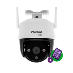 Camera De Seguranca Inteligente Intelbras iM7 S Com MicroSD 32GB Full HD Branco
