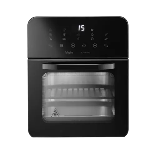 Fritadeira Elgin Air Fryer 10 Litros Forno Style Oven Fry Com Painel Automatico Preto 127V