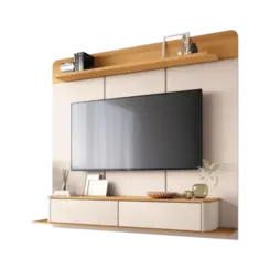 Home Suspenso Galax 1.8 Hb Moveis Para Tv Ate 70" Polegadas Cinamomo Off White