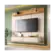 Home Suspenso Galax 1.8 Hb Moveis Para Tv Ate 70" Polegadas Cinamomo Off White