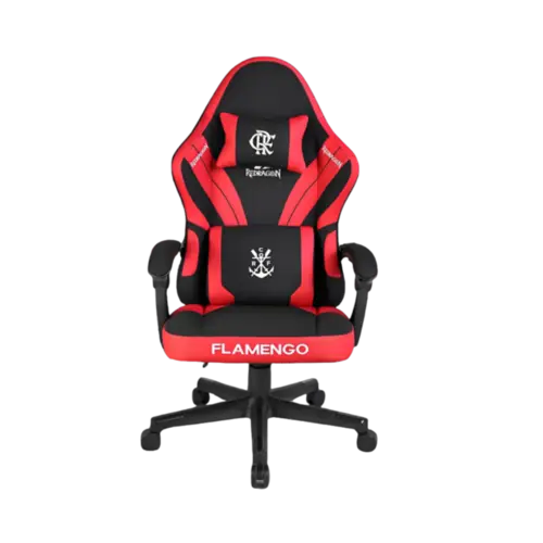 Cadeira Gamer Redragon Flamengo Nest Preto Vermelho