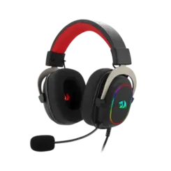 Headset Gamer Redragon H510RGB  Zeus X RGB Preto Vermelho