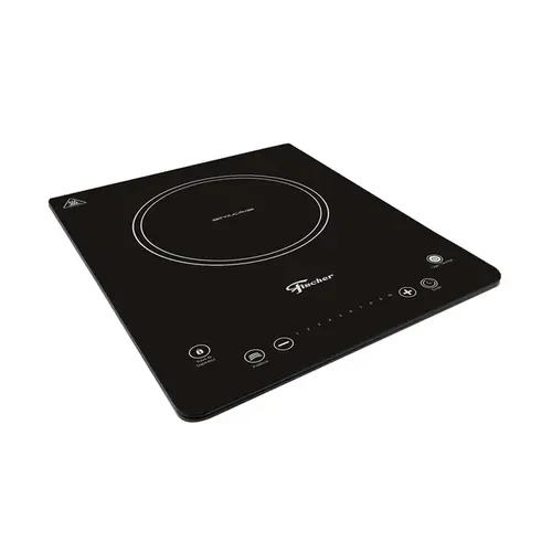 Cooktop Fischer de Inducao 1 Boca Mesa Vitroceramica 10 Niveis de Potencia Preto 127V