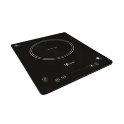 Cooktop Fischer de Inducao 1 Boca Mesa Vitroceramica 10 Niveis de Potencia Preto 127V