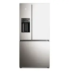 Refrigerador Electrolux 540 Litros Efficient AutoSense Inverter 3 Portas Inox Look 127V