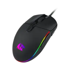 Mouse Gamer Redragon Invader RGB 8 Botoes Preto