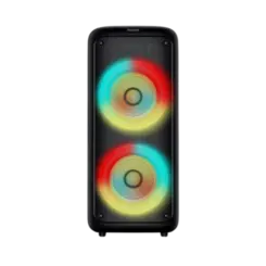 Caixa De Som Philips Party Speaker Bluetooth 6.0 Auracast Com LED Preto