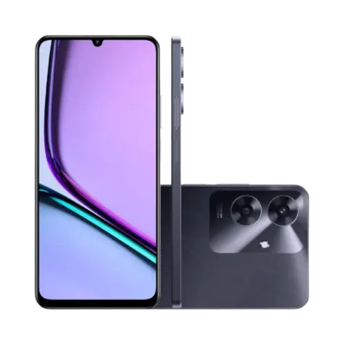 Smartphone Realme Note 60S 4G 256GB 32MP Tela 6.74" Preto