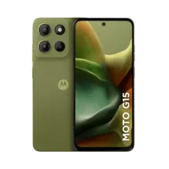 Smartphone Motorola G15 4G 256GB 8GB Tela 6.7" Verde