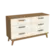 Comoda Kappesberg 6 Gavetas Cinamomo Off White