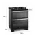 Fogao Electrolux Experience 5 Queimadores Com Mesa De Vidro 2 Fornos e Acendimento Automatico Preto 127V