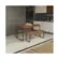 Mesa Kappesberg  LI013CNPRF Com 2 Bancos Canela Preto Fosco