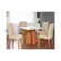 Sala De Jantar Cimol Larissa Em MDF Tampo De Vidro 4 Cadeiras Cinamomo Off White