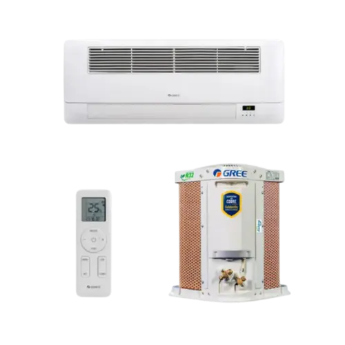 Ar Condicionado Split Cassete Gree 18.000 BTUs Inverter Frio Display Led Monofasico 220V