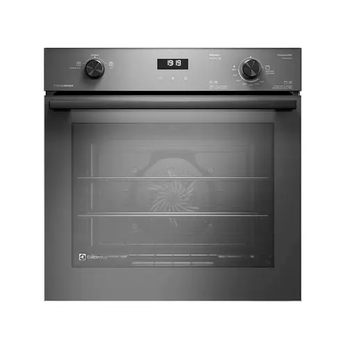 Forno a Gas de Embutir Electrolux OE8GF Experience com FoodSensor 80 Litros Funcao Gratinar e Dourar 220V
