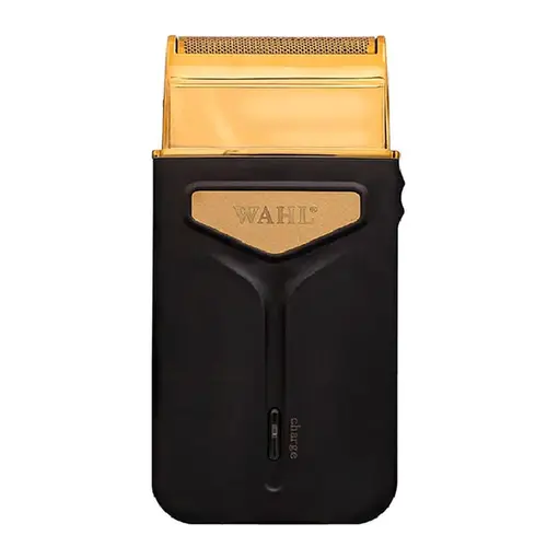 Aparador de Pelos Wahl  Portatil Travel Shaver Recarregavel  Preto Dourado Bivolt