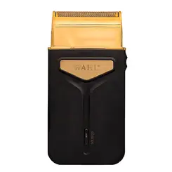 Aparador de Pelos Wahl 3025818 Portatil Travel Shaver Recarregavel Carga USB Universal Preto Dourado Bivolt