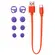 Fone de Ouvido JBL Endurece Race 2 TWS Bluetooth 5.3 Roxo