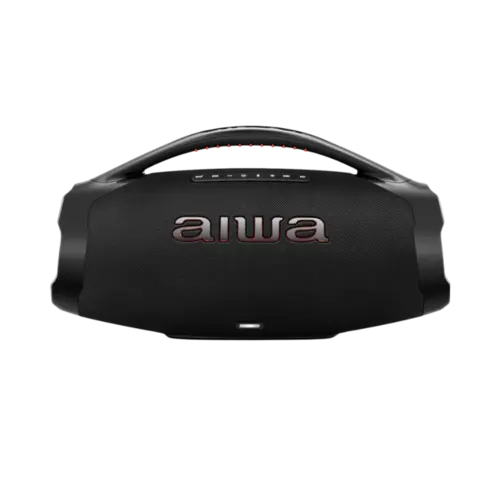 Caixa De Som Aiwa BoomBox Plus Resistente a Agua e Poeira Preto